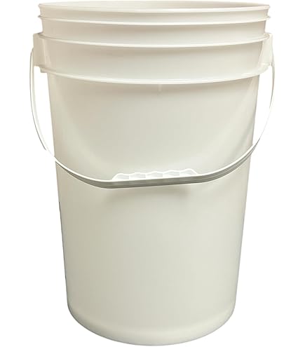 Secchi In HDPE Naturali Da 7 Galloni (26,5 Litri) – Confezione Da 3, Resistenti E Per Uso Alimentare - 2