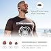 Bluetooth Headphones Wireless Earbuds with Mic - Joyful Heart JH900 Waterproof Sport Headset, Noise Cancelling, Slim Light Earphone for Workout, 6-8 Hr Battery (2018 New Model, Black)