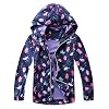 Echinodon Outdoorjas voor kinderen, waterafstotend, winddicht, voor meisjes, jongens, overgangsjas, regenjas, lente…