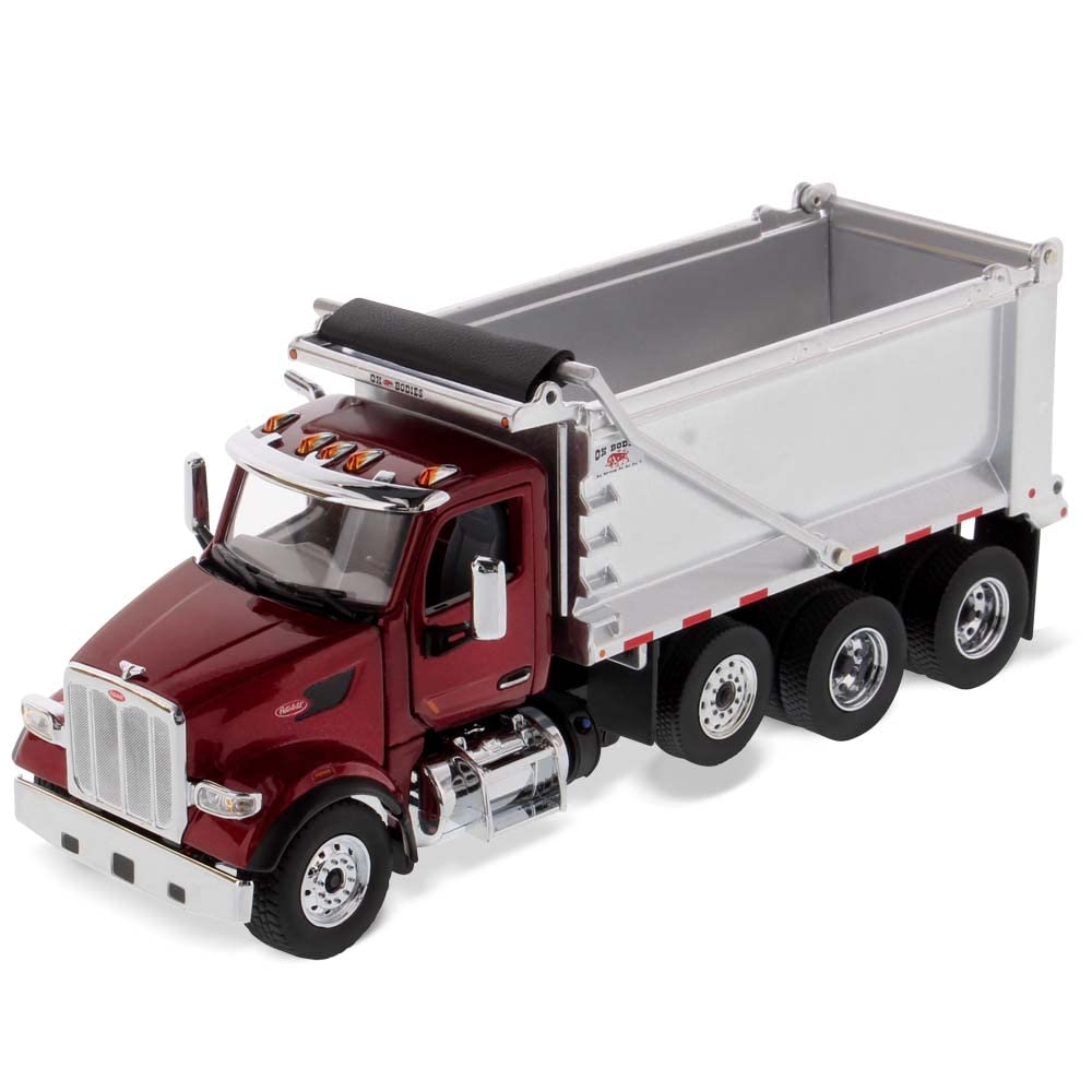 Photo 1 of Diecast Masters 1/50 Red Peterbilt 567 SFFA Tandem Dump Truck 71077