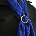 Evelots Scarf Ring-Hammered Gold Toned-Round-Firm Grip-No Slipping/Shifting