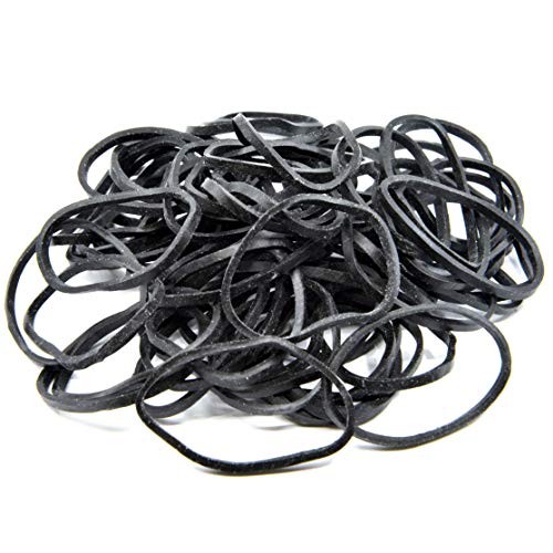 500pcs Black Rubber Bands Ring Tattoo Machine Part Accessories Needles Stable Durable Supply