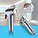ROVATE Handheld Bidet Sprayer Shattaf Cloth Diaper Sprayer for Toilet Premium ABS Chrome