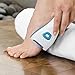 Pure Enrichment PurePedi Electronic Callus Remover - Cordless Buffing System for Effective at-Home Pedicures - Includes 2 Exfoliating Rollers, Protective Lid, Cleaning Brush, and 2 AA Batteries