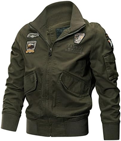 MA1 Military Jacket Men Winter Jacket Coat Army Pilot Jackets Air Force Cargo Coat Army green XXL