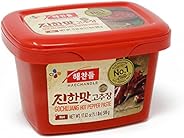 CJ Haechandle Gochujang, Hot Pepper Paste, 500g (Korean Spicy Red Chile Paste, 1.1 lb.)