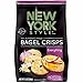 New York Style Bagel Crisps PLAIN, SEA SALT, EVERYTHING -(Pack of 3) Convenient Variety - 7.2 ounce
