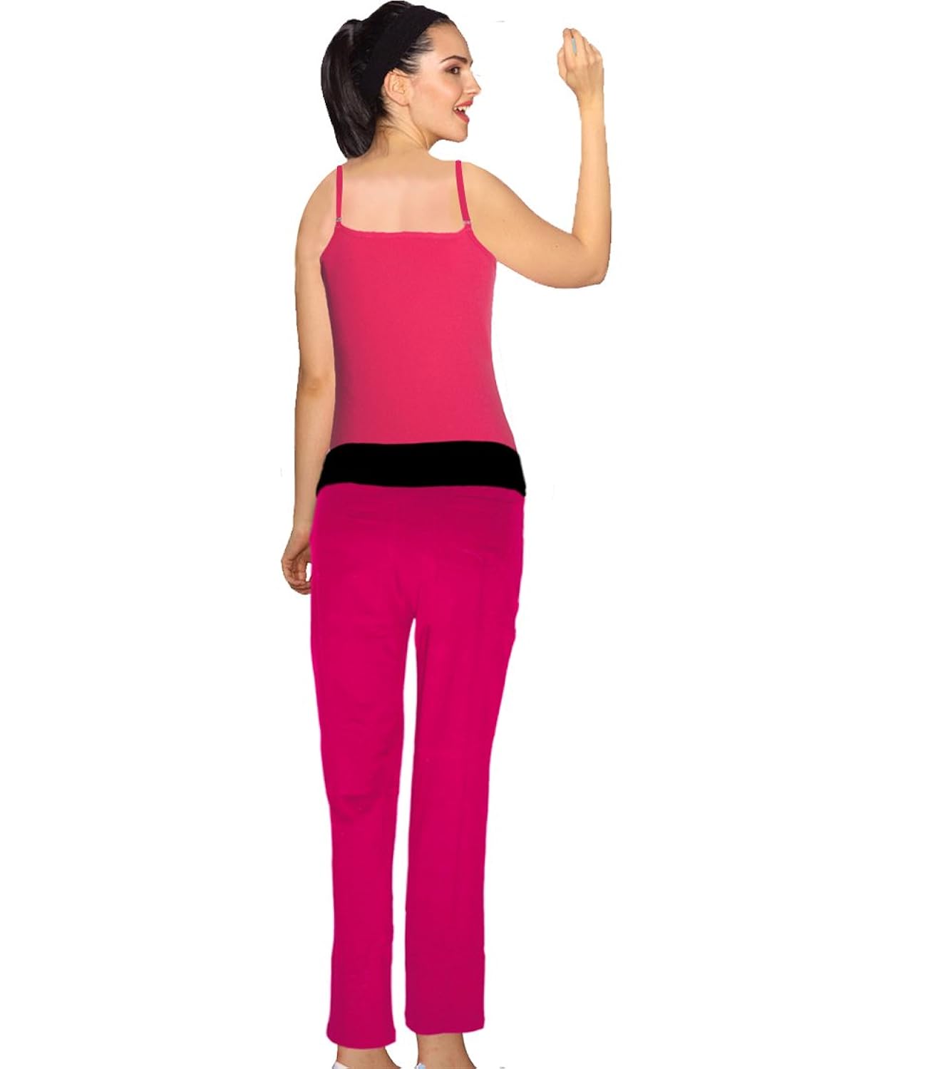 enamor women's cotton yoga pants