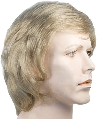 Mens Wig Long Shag White