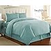 Southshore Fine Living, Inc. Oversized California King Duvet Cover Set Soft Premium Duvet Comforter Cover with Zipper Closure, Includes 1 King Duvet and 2 Matching Shams, Sky Blue