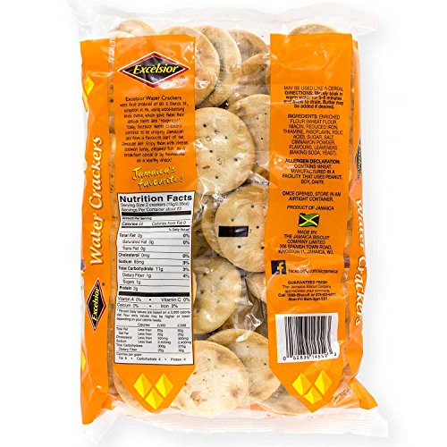 Excelsior Cinnamon Water Crackers, 10.57 oz (Pack of 10) Fat Free