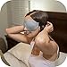 ComfyMed® Sleep Mask CM-EM17 - Best Night and Travel 3D Eye Mask for Men and Women (Gray)