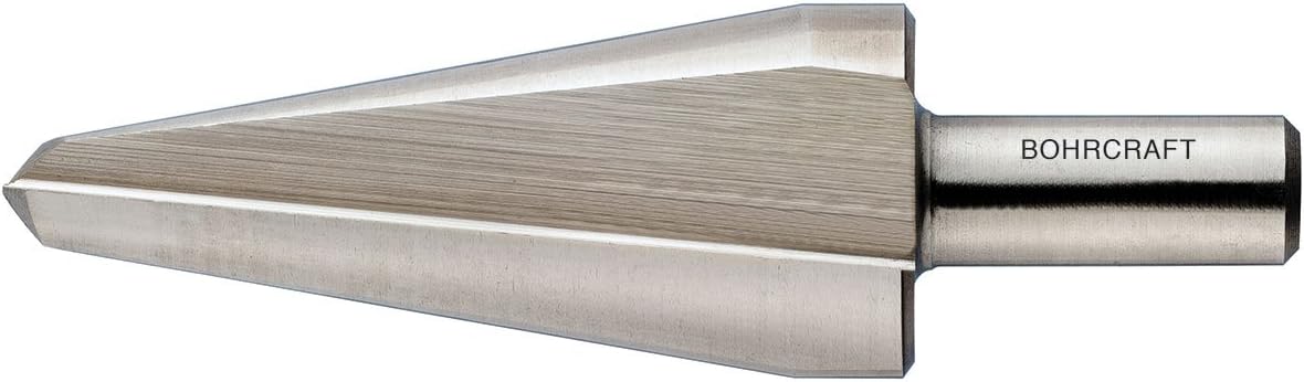Bohrcraft Sheet Metal Cone Drill Bit High-Speed Steel in ABS Box – 3-Piece Set Size 1/2/3/B 3 K, Pack of 1, 17401330003 - Image 3