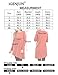 iGENJUN Fall Dresses for Women 2022 Long Sleeve Sweater Dress for Women 2022 Button Side Pullover Sweater womens Winter Sweatshirt for Women Outfits Church Dresses,M,Red