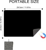 Hisredsun A4 Magnetic Dry Erase Whiteboard Sheet 2 Pack Fridge Whiteboard view 2