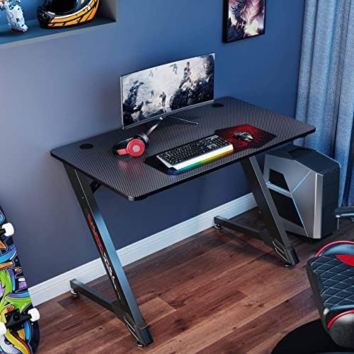 EUREKA ERGONOMIC Gaming Desk 43 Home Office Computer Pc Desks, Black