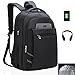 Laptop Backpack, USB Business Travel Bags Water-resistent with Rain cover School Computer Backpack, 15.6 Inch Backpack