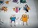 Adventure Time Jumbo Stickers Complete Set of 15 with Jake, Finn, Princess Bubblegum, The Ice King and More!