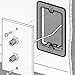 Mediabridge Wall Plate with F81 Jack (1-Port) - White