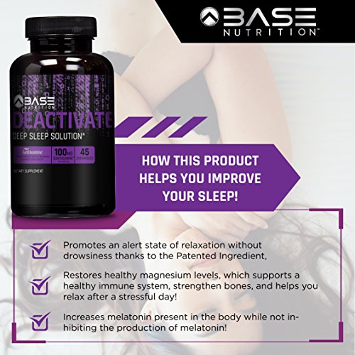 image for BASE Nutrition LLC BASE DEACTIVATE: Magnesium & Melatonin Natural Slee