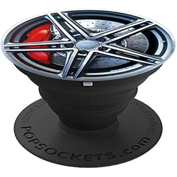 Racing Car Design For Men Boys Rim Tire Wheel Gift PopSockets Grip and Stand for Phones and Tablets