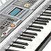 Hamzer 61-Key Digital Music Piano Keyboard - Portable Electronic Musical Instrument - USB MP3 Playback