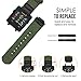 Watch Band for Garmin Vivoactive Acetate, Fine Woven Nylon Adjustable Replacement Strap for Garmin Vivoactive/Vivoactive Acetate Sports Smart Band