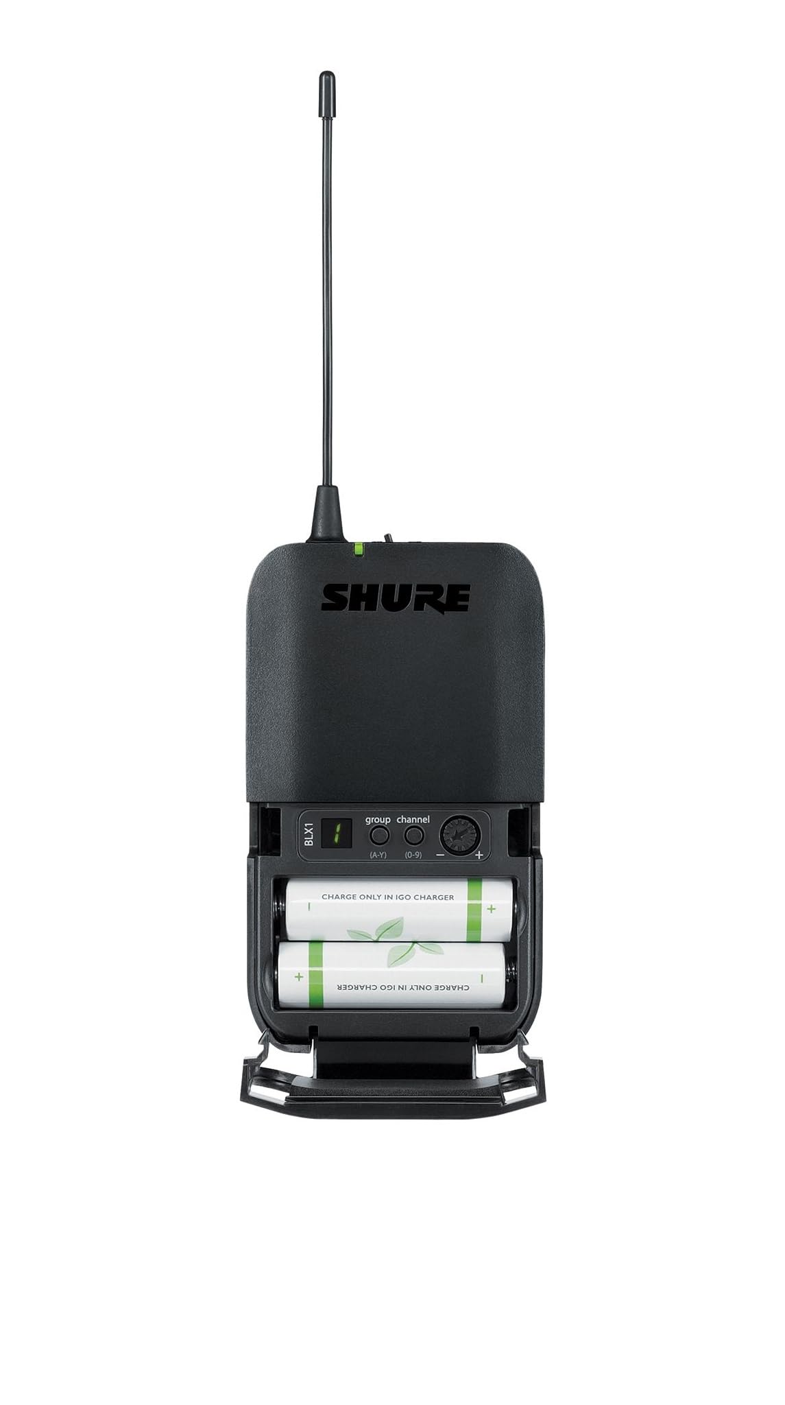 Shure BLX14R/SM35 Wireless Microphone System - 14-Hour Battery Life, 300 ft Range, UHF | SM35 Headset Mic, Single Channel Rack Mount Receiver | H11 Band (BLX14R/SM35-H11)