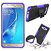 Galaxy J5 2016 Case,Mama Mouth Shockproof Heavy Duty Combo Hybrid Rugged Dual Layer Grip Cover with Kickstand for Samsung Galaxy J5 J510 2016 Smartphone(with 4 in 1 Packaged),Purple