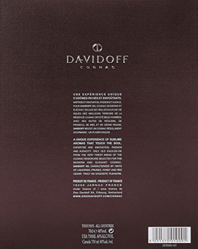 Davidoff XO Premium Cognac mit Geschenkverpackung (1 x 0.7 l) – Bild 6
