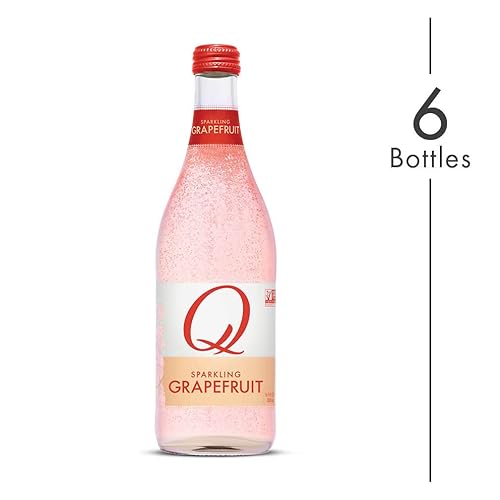 Q Mixers Grapefruit, Premium Cocktail Mixer, 500 mL (6 Bottles)
