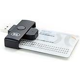 ACS ACR38U-N1 PocketMate USB Smart Card Reader and Writer for CNS CRS Digital Signature Small Compact Black