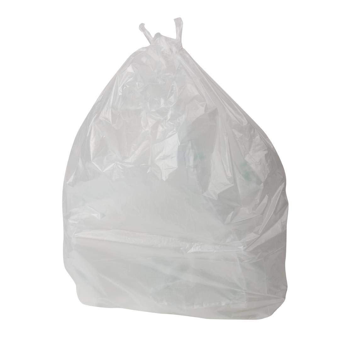 clear plastic bin bags