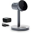 AMEGAT MagFusion 3-in-1 Charging Station Compatible with MagSafe, Charger Stand Qi2 Certified 15W Wireless Charger, for iPhone 16/15/14/13/12, Apple Watch, AirPods(30W PD Charger Included)