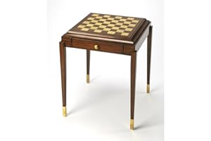 Beaumont Lane Mastercrafted Antique Game Table in Brown