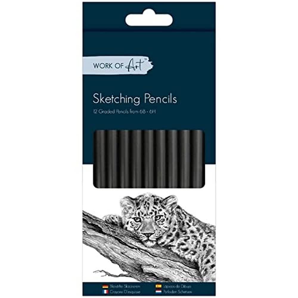 Tallon Sketching Pencils (Pack of 12), color may vary