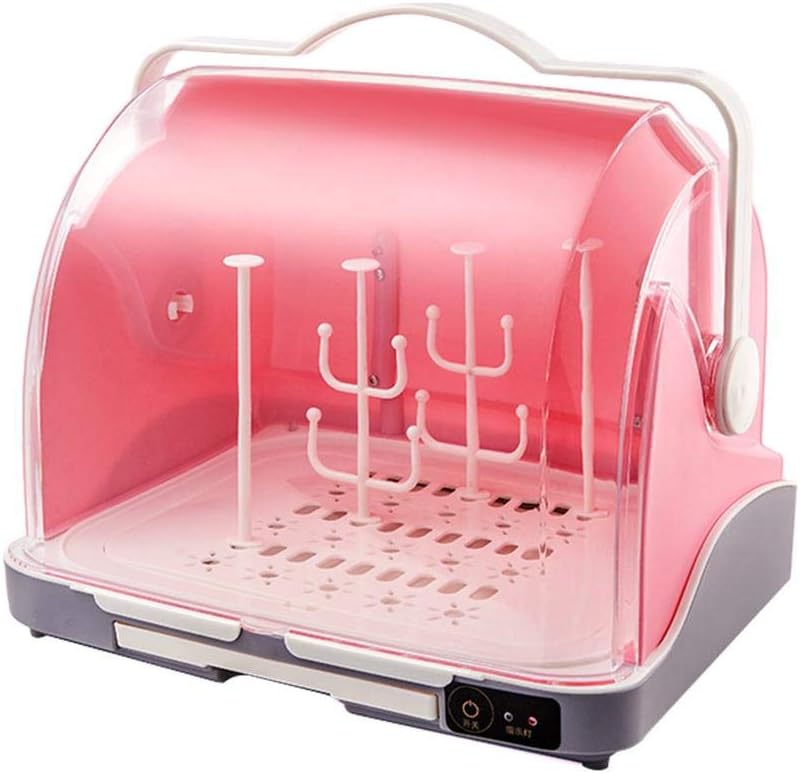 Greatideal Baby Bottle Steam Steriliser Dryer UV Baby Milk Bottle Disinfection Box For Sterilizing, Drying, Warming Milk, Heating Food Detachable