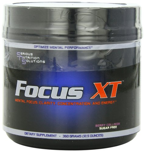 Serious Nutrition Solution Focus XT, Berry Collision 12.5oz