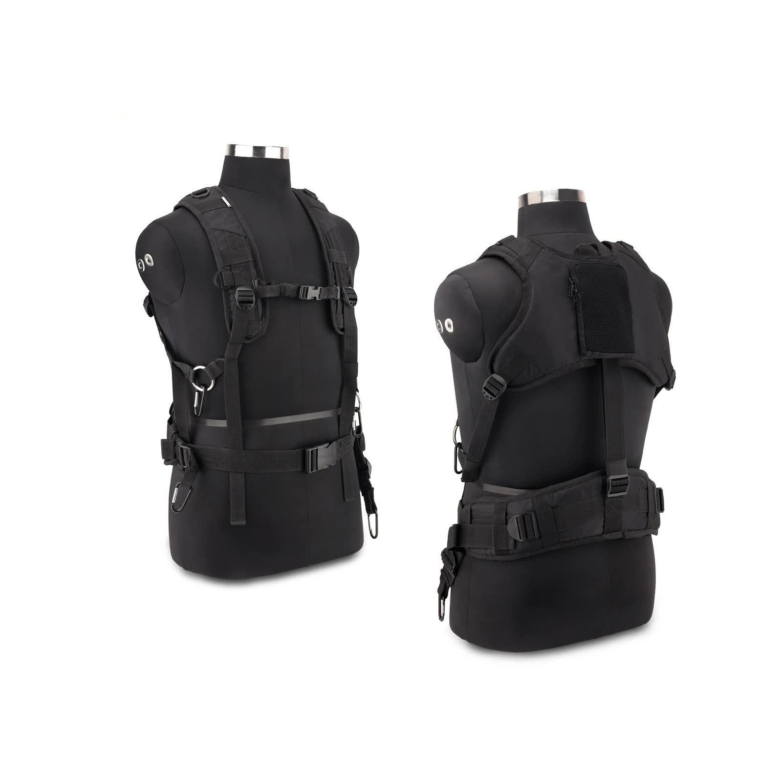 PROAIM Cube Universal Jacket for Field Audio Recorder Bags | Adjustable Vest for Sound Recordists, Soundmen & Audio Mixers - Comes with Accessory Pockets for Often Used Tools (JK-CBUH-01)
