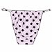 FEESHOW Men's Polka Dots Sissy Pouch Panties Bikini Briefs Crossdress Underwear