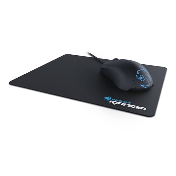 ROCCAT Lua Tri-Button Maus + Kanga Cloth Mousepad Gaming Bundle (USB 2.0) schwarz