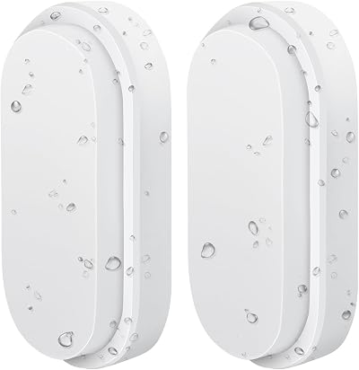 ANWIO 14W Led IP54 Oval Bulkhead Light 980LM 4000K Waterproof 2 Pack