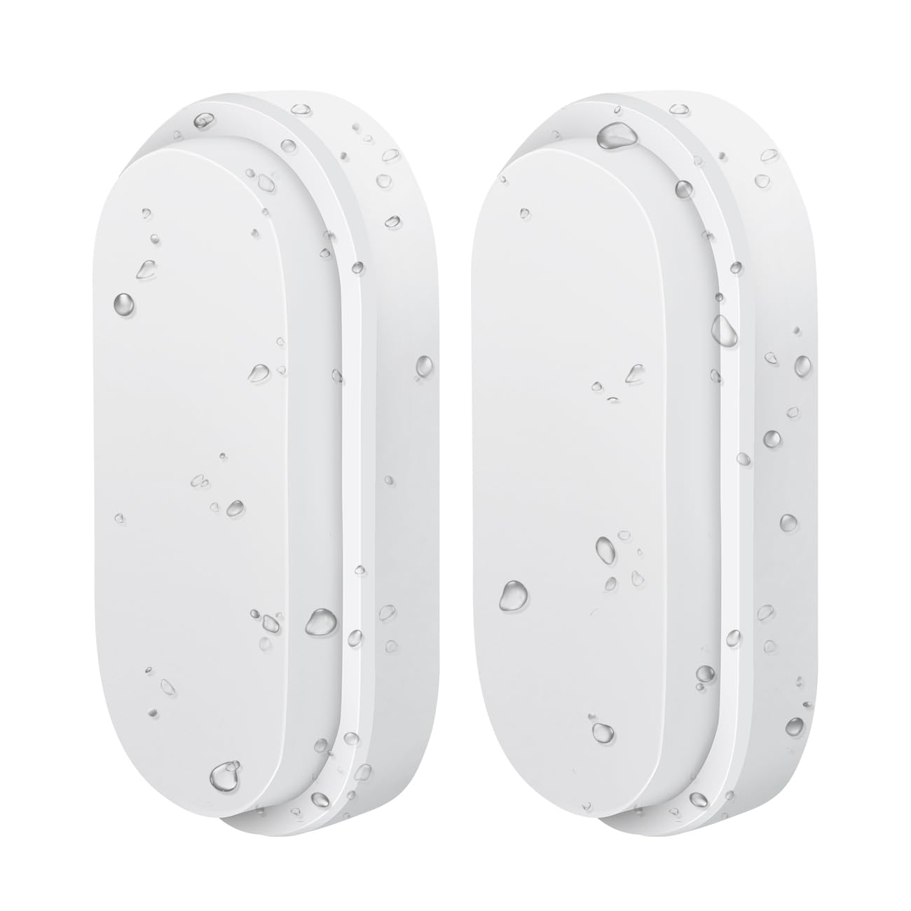 ANWIO 14W Led Ip54 Waterproof Bulkhead Light,Oval led Porch Sconce Lighting,Safety Boat Lamp,980LM, 4000K Natural White Ceiling Lamp for Kitchen, Bedroom(2 Pack)