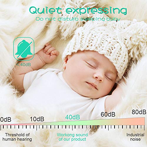 Electric Breast Pump, Rechargeable Portable Double Pumps Electric Nursing Breast Massage Breastfeeding Pump