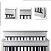 Dream On Me Chesapeake 5-In-1 Convertible Crib, Platinum and Navy