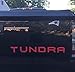 BDTrims Toyota Tundra 2014-2019 Tailgate Insert Letters ABS Plastic (Red)