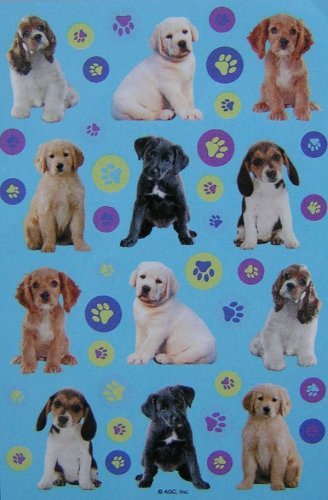 Party Pups Stickers 2 Sheets