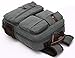 Aidonger Vintage Canvas School Backpack Laptop Backpack (Gray)