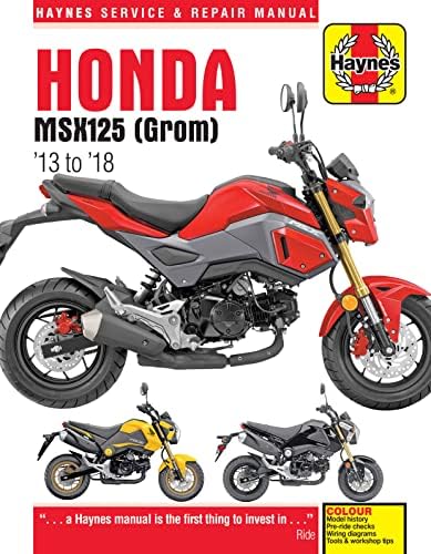 2013-2020 Honda Grom 125 MSX125 Cyclepedia Printed Motorcycle