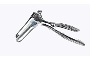 NATIQ IND Natiqind Sims Rectal Speculum 6"" with Set Screw Blades 89mm Long x 16mm Wide at Chrome Plated Open, Nat-Si-002